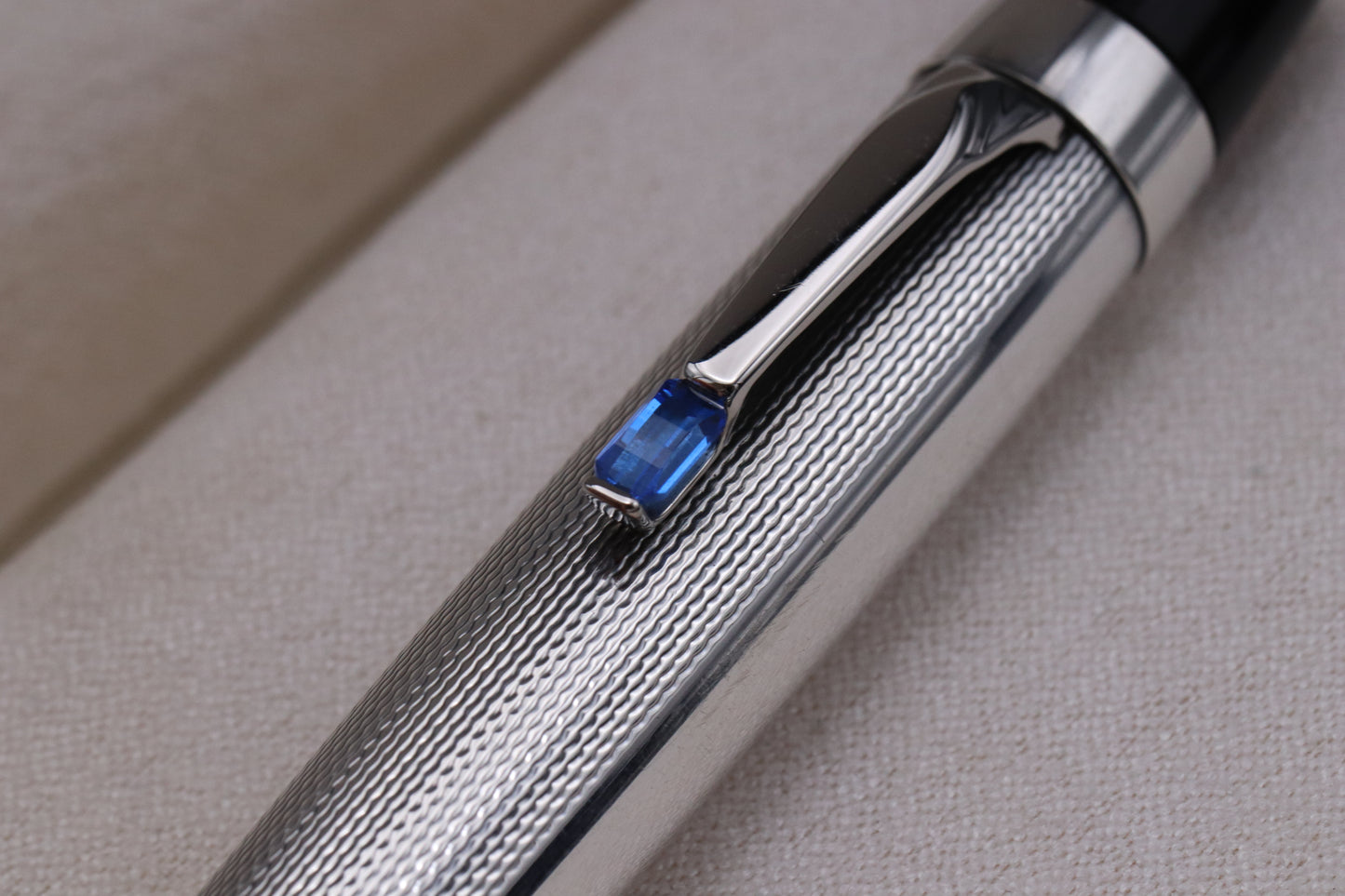 Montblanc Boheme Silver Bleu Sterling Silver Ballpoint Pen