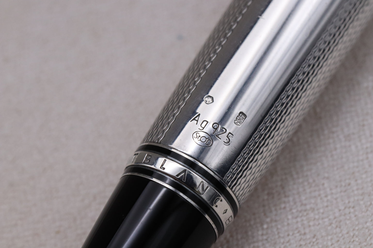 Montblanc Boheme Silver Bleu Sterling Silver Ballpoint Pen