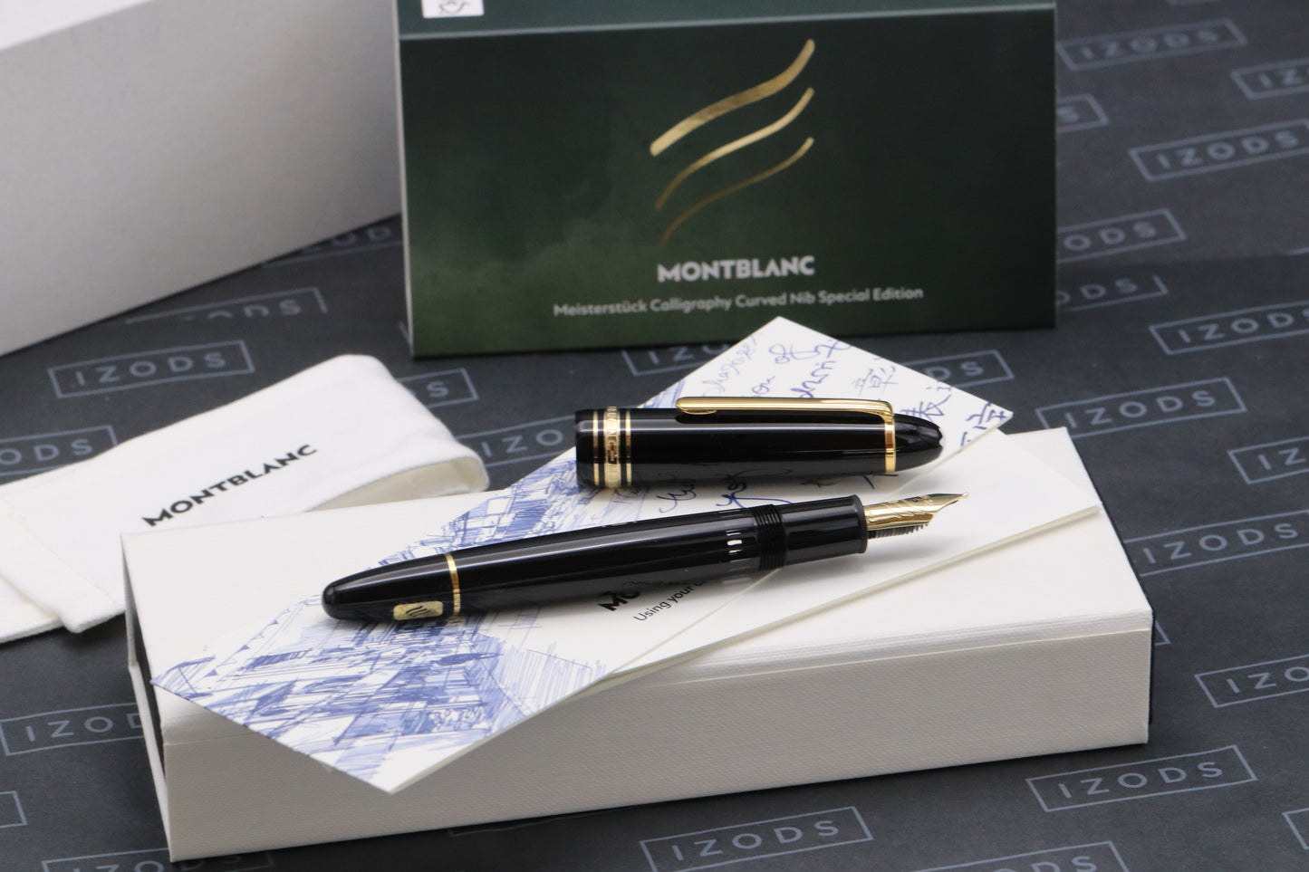 Montblanc Meisterstuck 146 LeGrand Calligraphy Curved Nib Fountain Pen - UNUSED