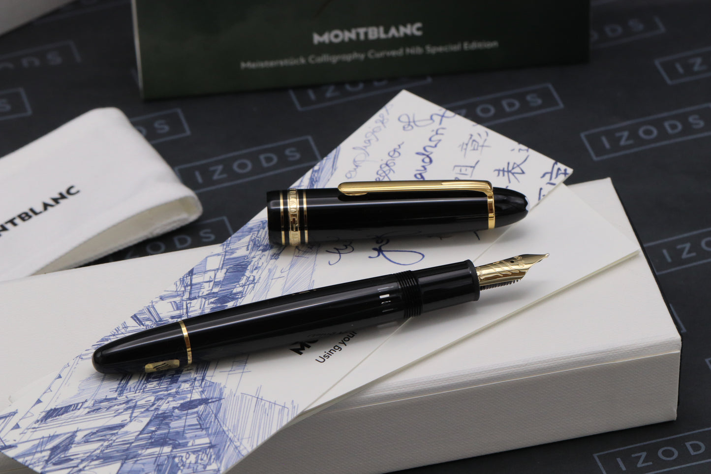Montblanc Meisterstuck 146 LeGrand Calligraphy Curved Nib Fountain Pen - UNUSED