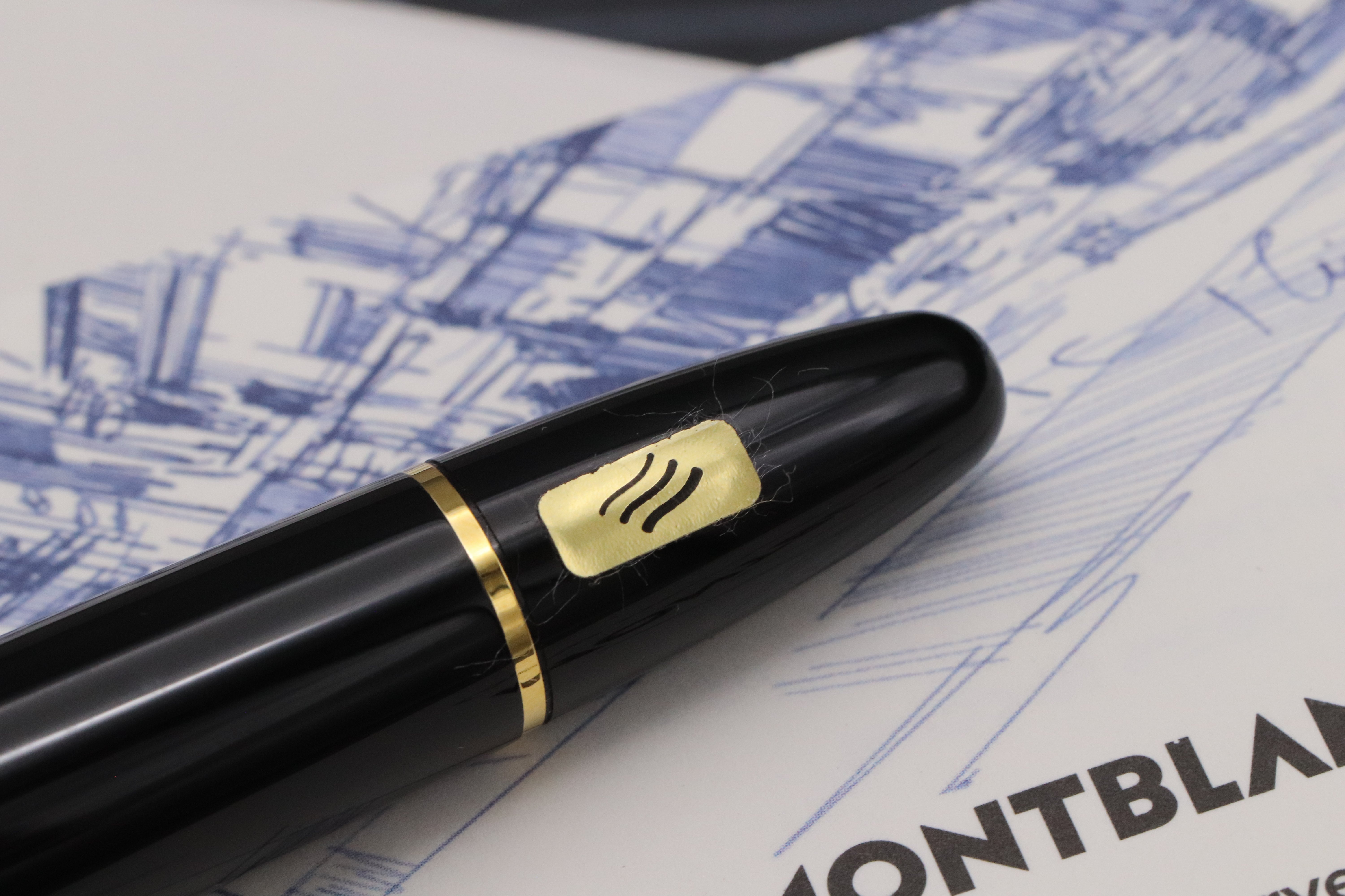 Montblanc Meisterstuck 146 LeGrand Calligraphy Curved Nib Fountain