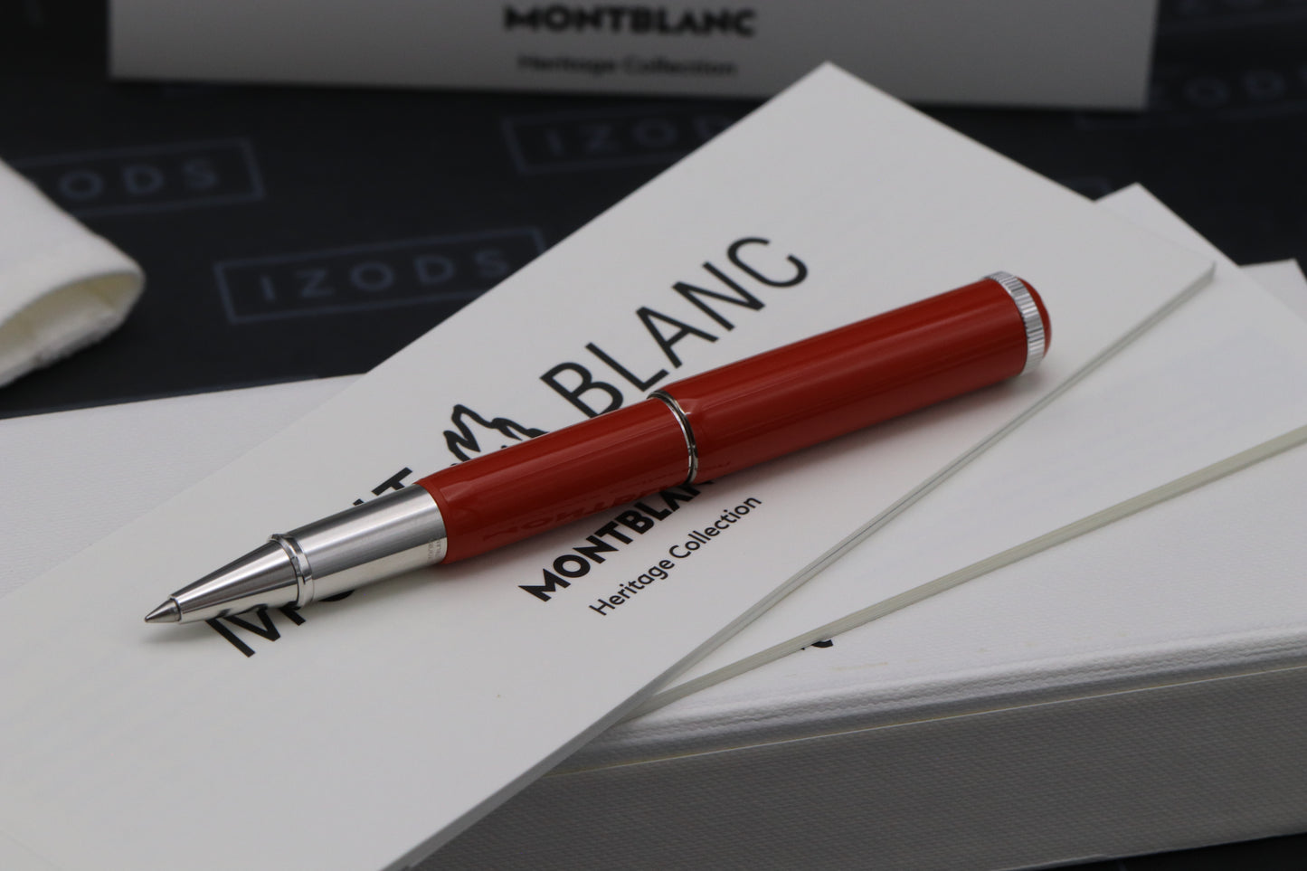 Montblanc Heritage Rouge et Noir Baby Coral-Lacquer Rollerball Pen - UNUSED
