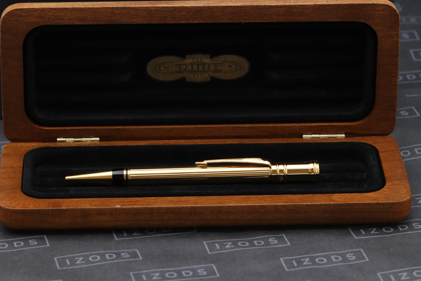 Parker Duofold Godron Gold Ballpoint Pen - 1991
