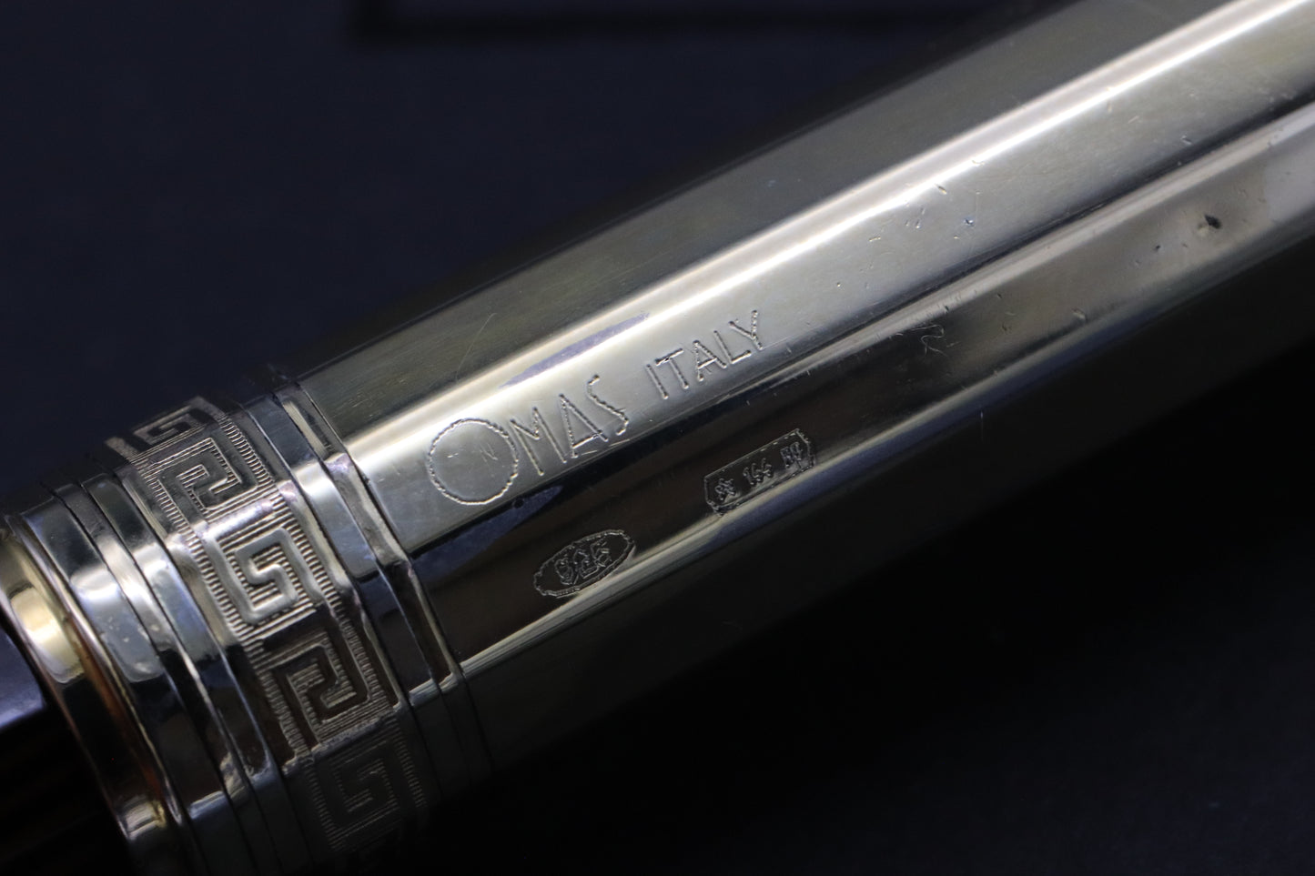 Omas Dama Arco Bronze Preziose Vermeil Cap Fountain Pen