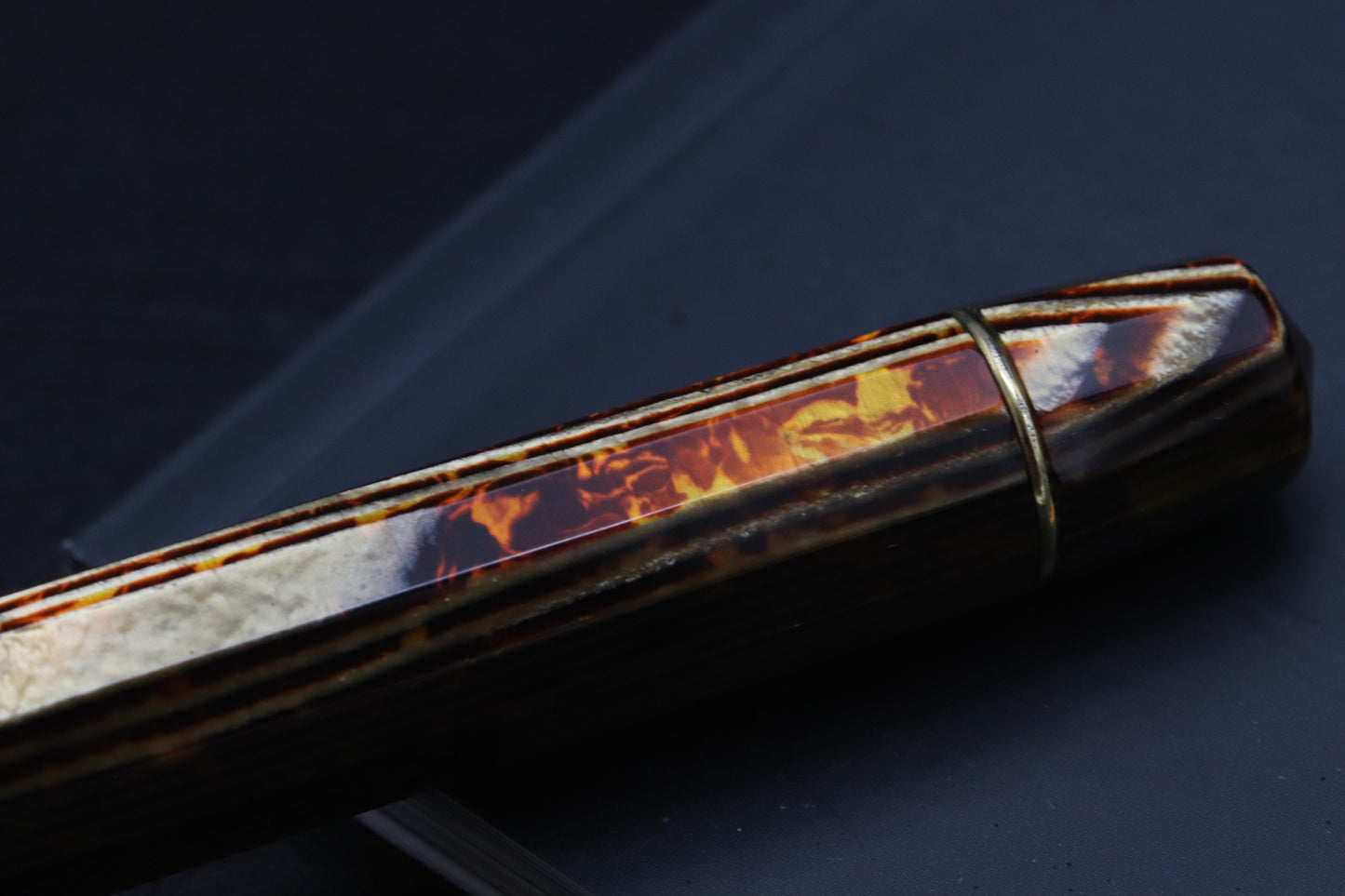 Omas Paragon Arco Bronze Preziose Vermeil Cap Fountain Pen