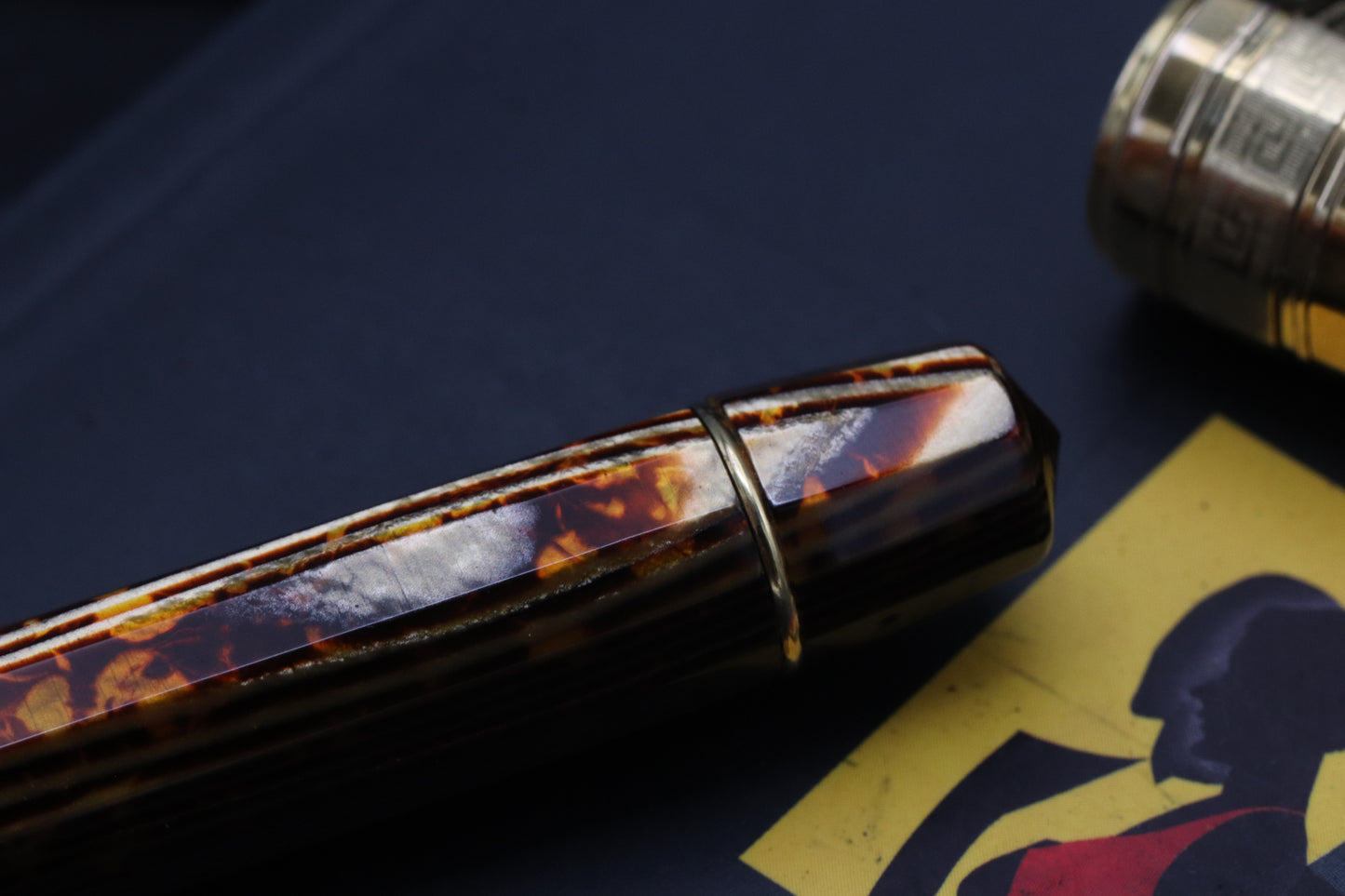 Omas Paragon Arco Bronze Preziose Vermeil Cap Fountain Pen