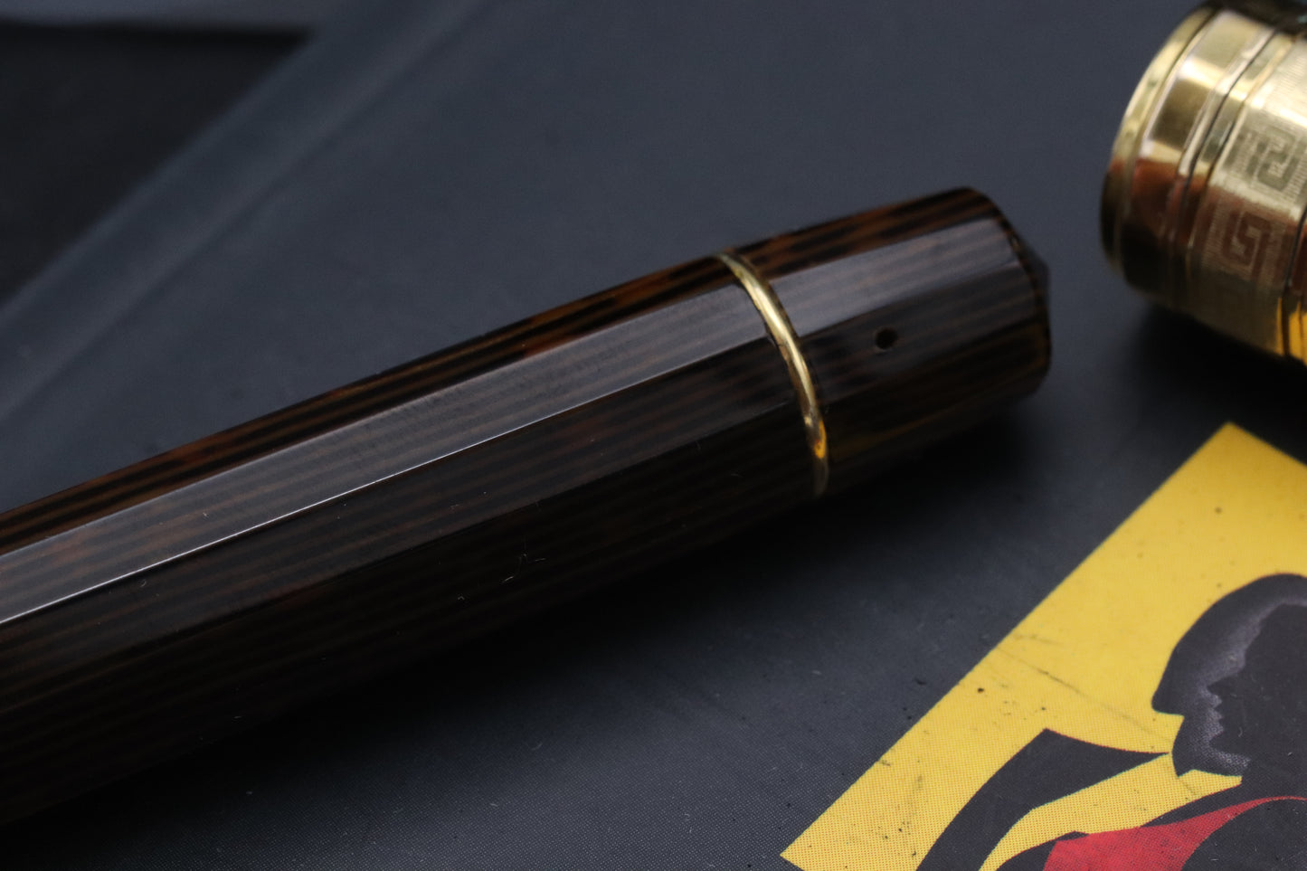 Omas Paragon Arco Bronze Preziose Vermeil Cap Fountain Pen