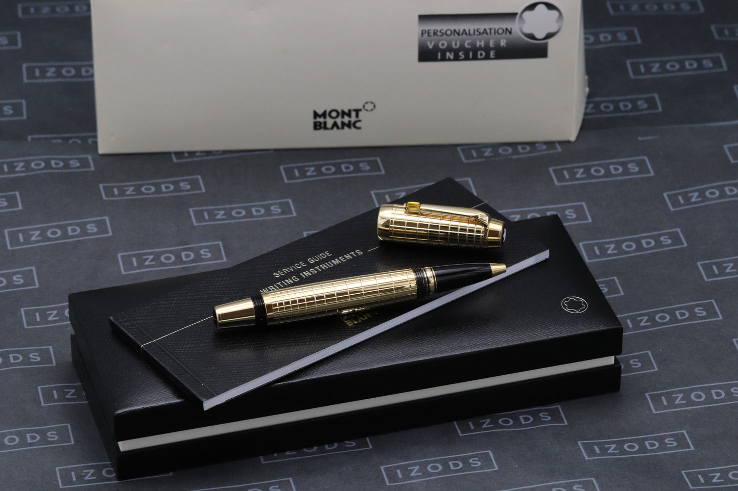 Montblanc Boheme Citrine Gold Plated Rollerball / Fineliner Pen