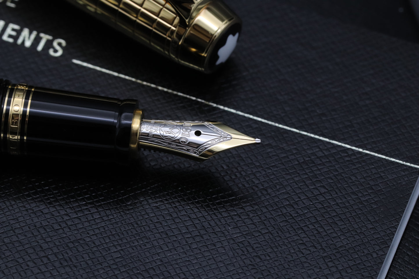 Montblanc Boheme Citrine Gold Plated Fountain Pen - UNUSED - Fine Nib