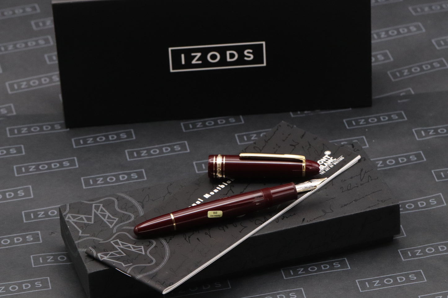 Montblanc Meisterstuck 146 LeGrand Bordeaux Fountain Pen - DIPPED - BB Nib