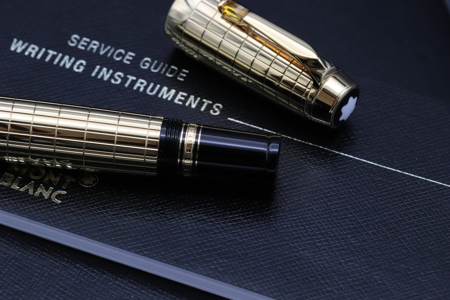 Montblanc Boheme Citrine Gold Plated Fountain Pen - UNUSED - Fine Nib