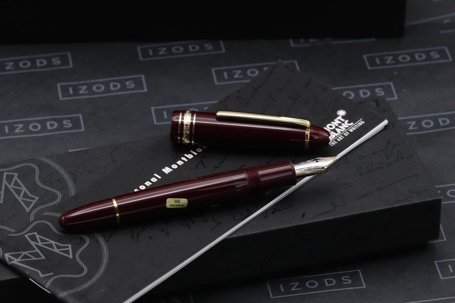 Montblanc Meisterstuck 146 LeGrand Bordeaux Fountain Pen - DIPPED - BB Nib