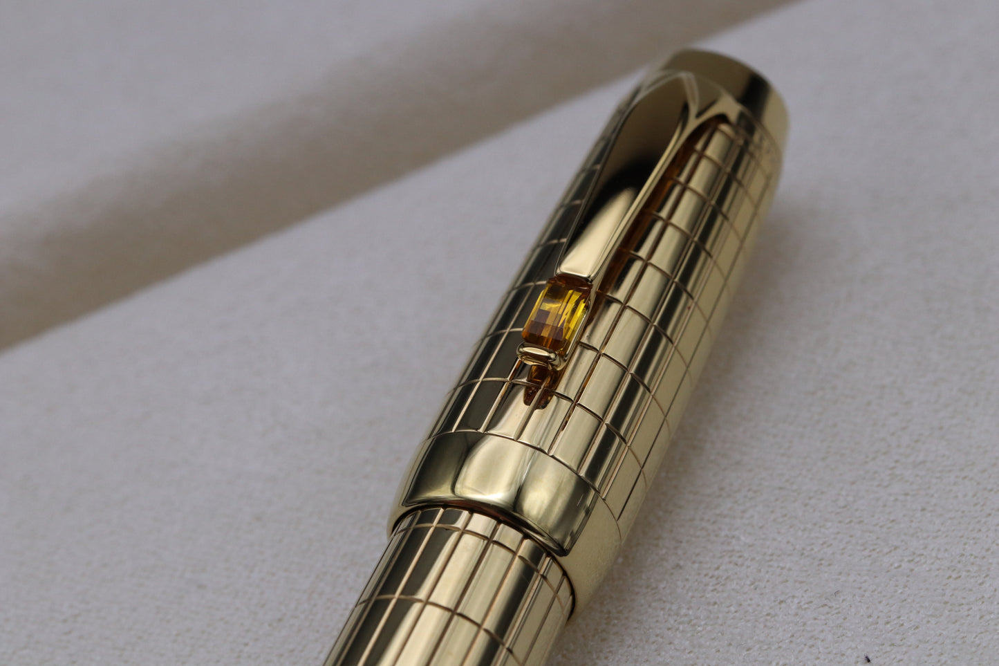 Montblanc Boheme Citrine Gold Plated Fountain Pen - UNUSED - Fine Nib