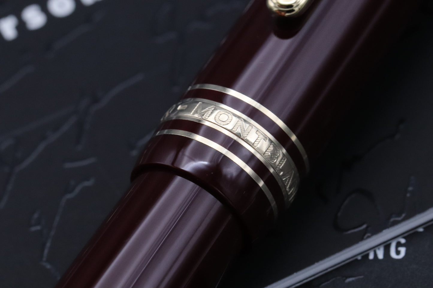 Montblanc Meisterstuck 146 LeGrand Bordeaux Fountain Pen - DIPPED - BB Nib