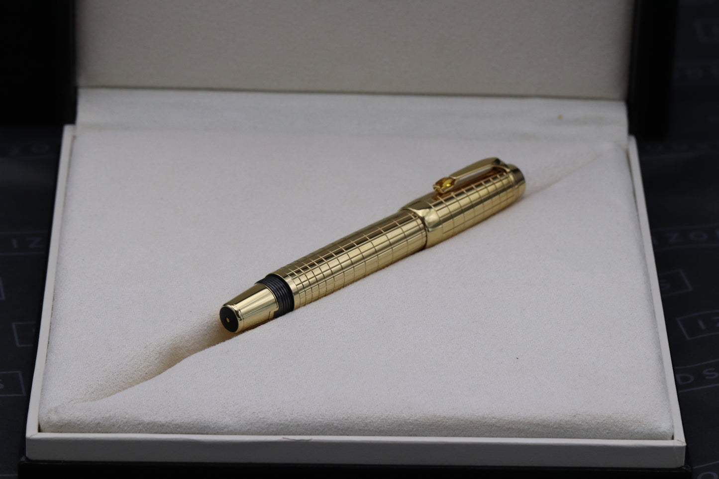 Montblanc Boheme Citrine Gold Plated Fountain Pen - UNUSED - Fine Nib