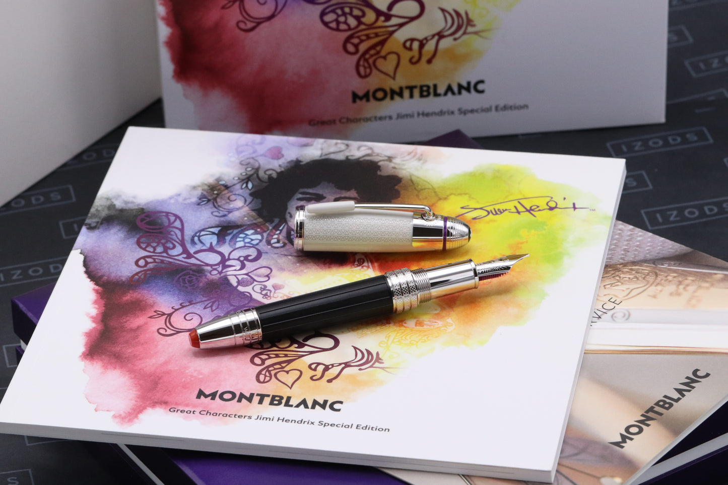 Montblanc Great Characters Jimi Hendrix Special Edition Fountain Pen - Broad Nib