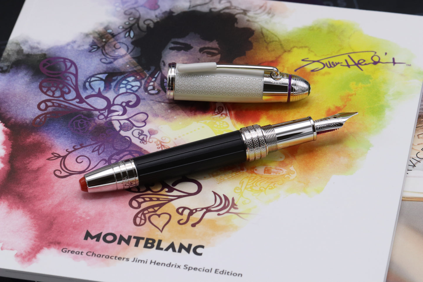 Montblanc Great Characters Jimi Hendrix Special Edition Fountain Pen - Broad Nib