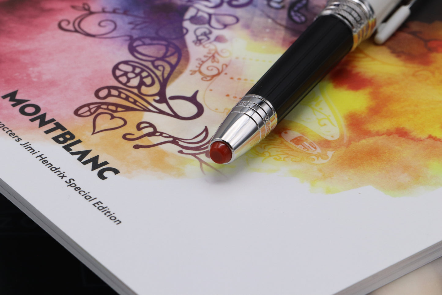 Montblanc Great Characters Jimi Hendrix Special Edition Fountain Pen - Broad Nib