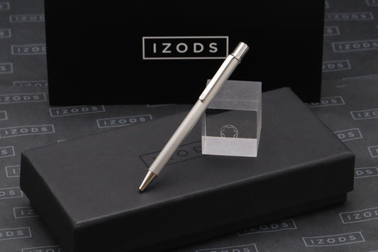 Cartier Santos de Cartier Brushed Steel Ballpoint Pen