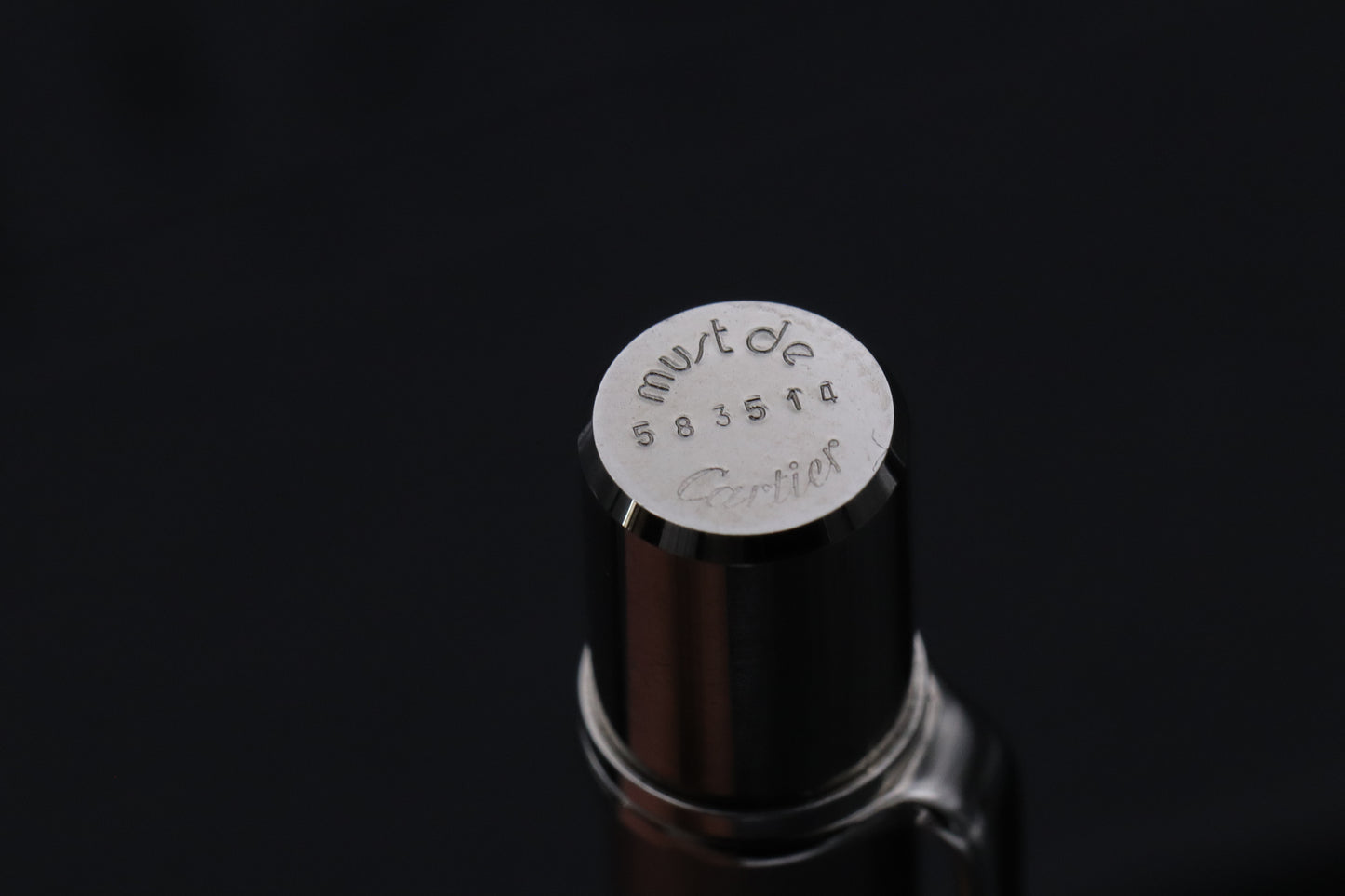 Cartier Santos de Cartier Brushed Steel Ballpoint Pen