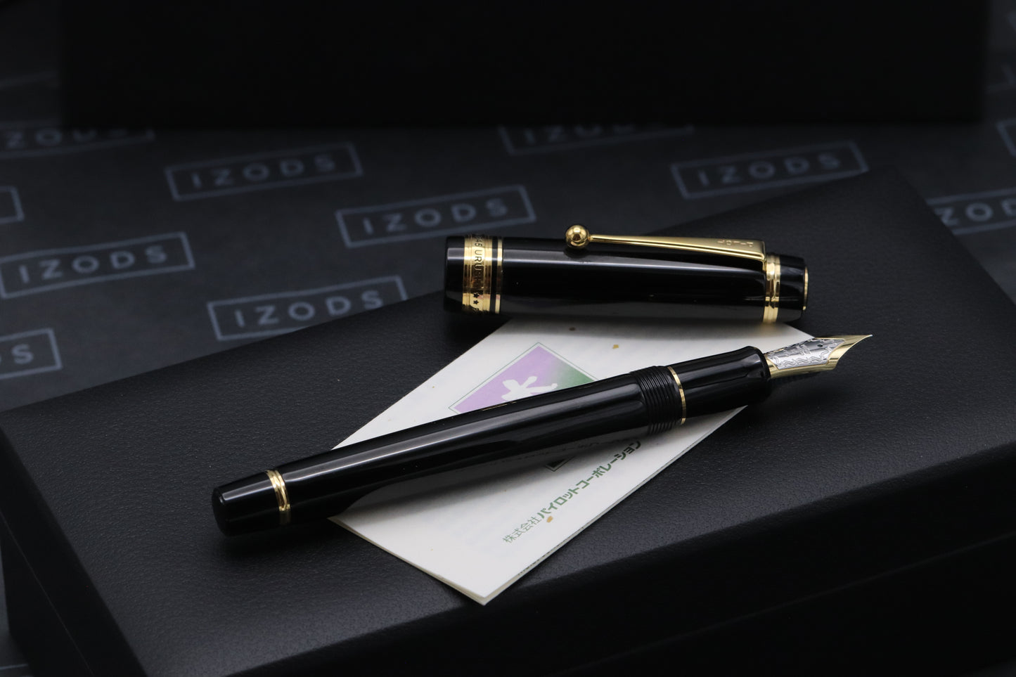 Pilot Custom 845 Urushi Black Fountain Pen - INKED ONCE