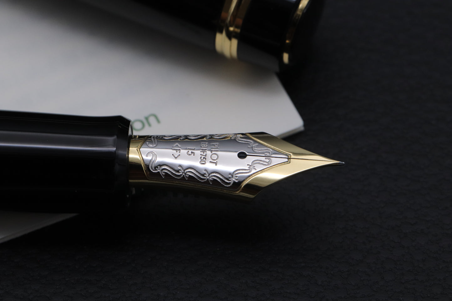 Pilot Custom 845 Urushi Black Fountain Pen - INKED ONCE