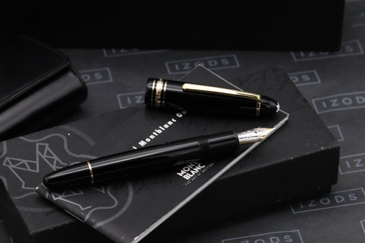 Montblanc Meisterstuck 147 Traveller Gold Coated Fountain Pen - DIPPED