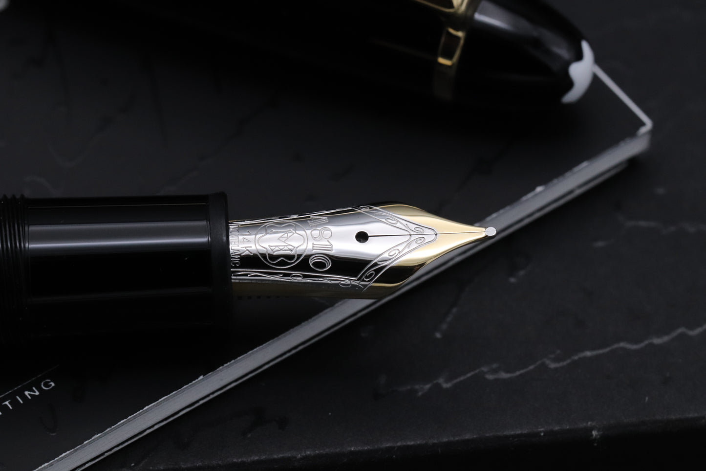 Montblanc Meisterstuck 147 Traveller Gold Coated Fountain Pen - DIPPED