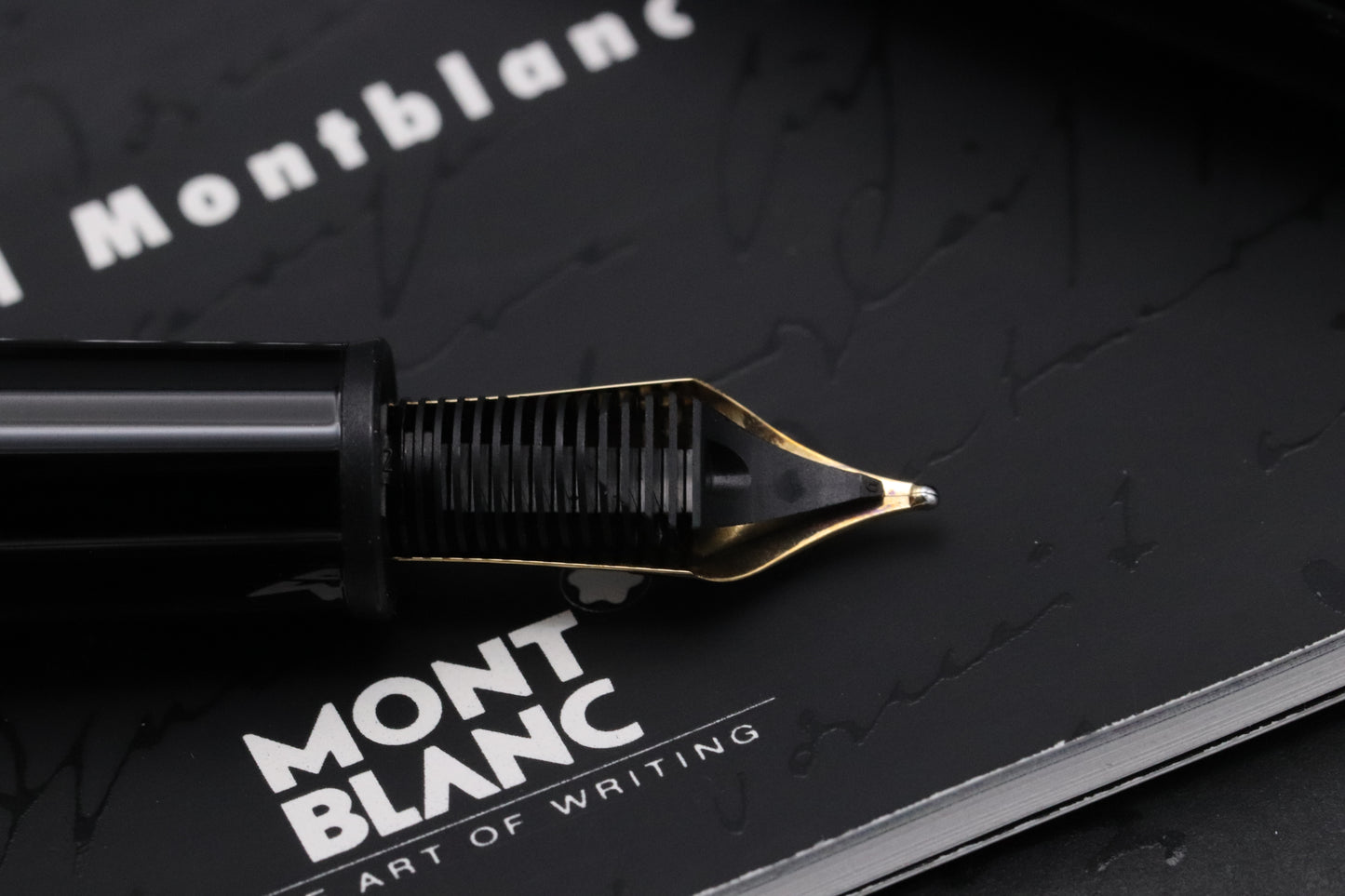 Montblanc Meisterstuck 147 Traveller Gold Coated Fountain Pen - DIPPED