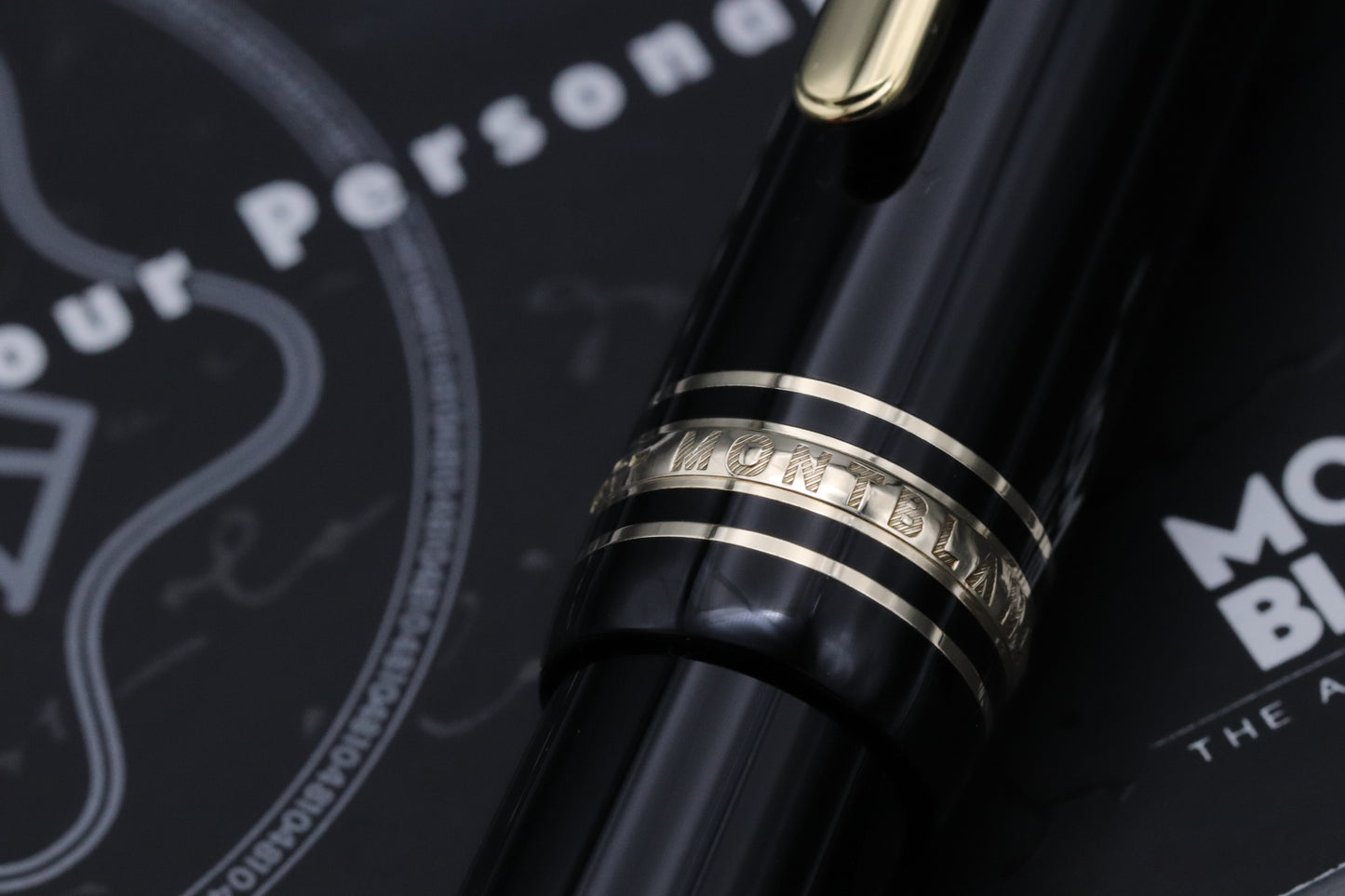 Montblanc Meisterstuck 147 Traveller Gold Coated Fountain Pen - DIPPED