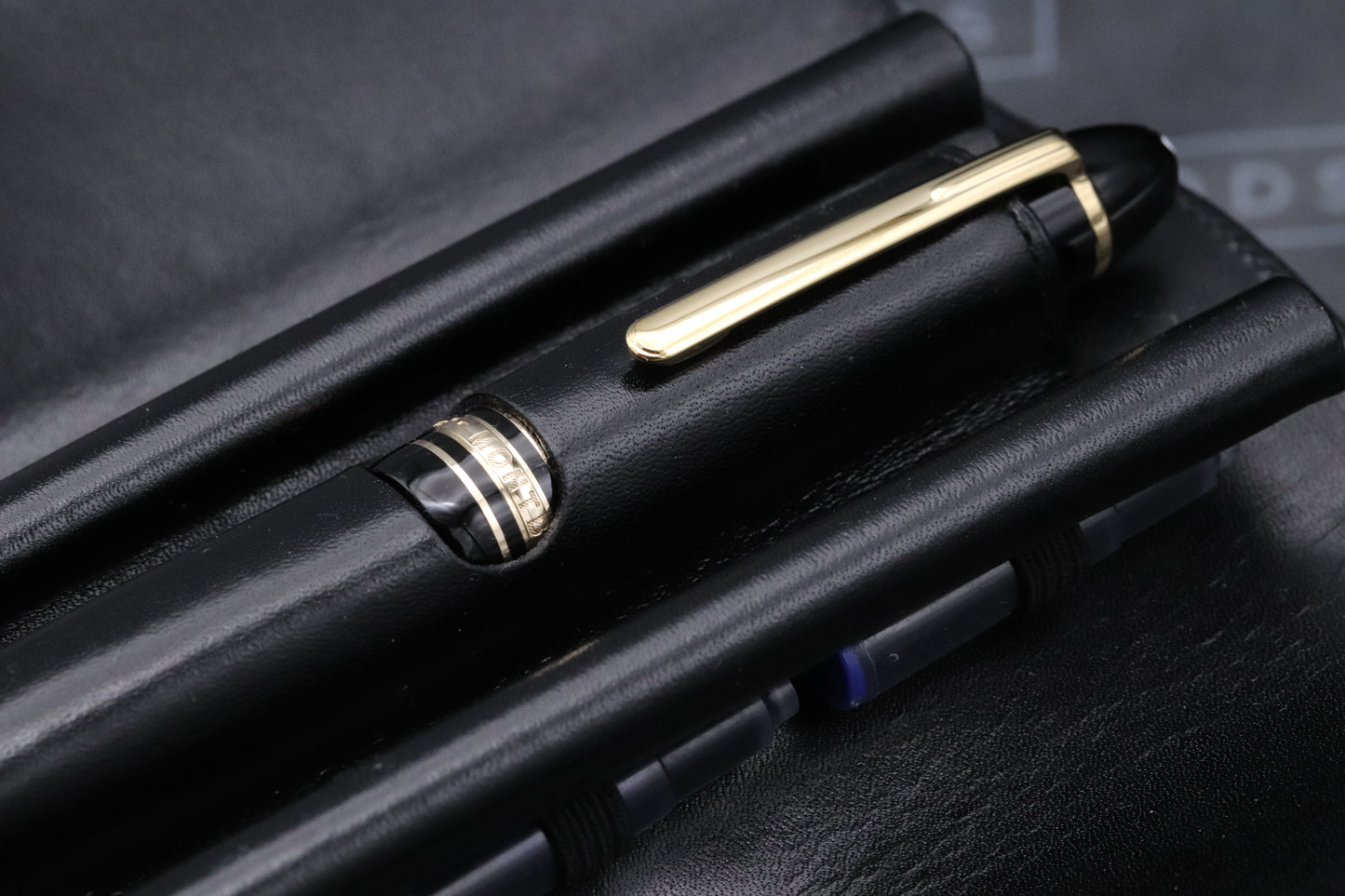 Montblanc Meisterstuck 147 Traveller Gold Coated Fountain Pen - DIPPED