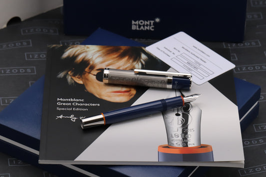 Montblanc Great Characters Andy Warhol Special Edition Fountain Pen - UNUSED