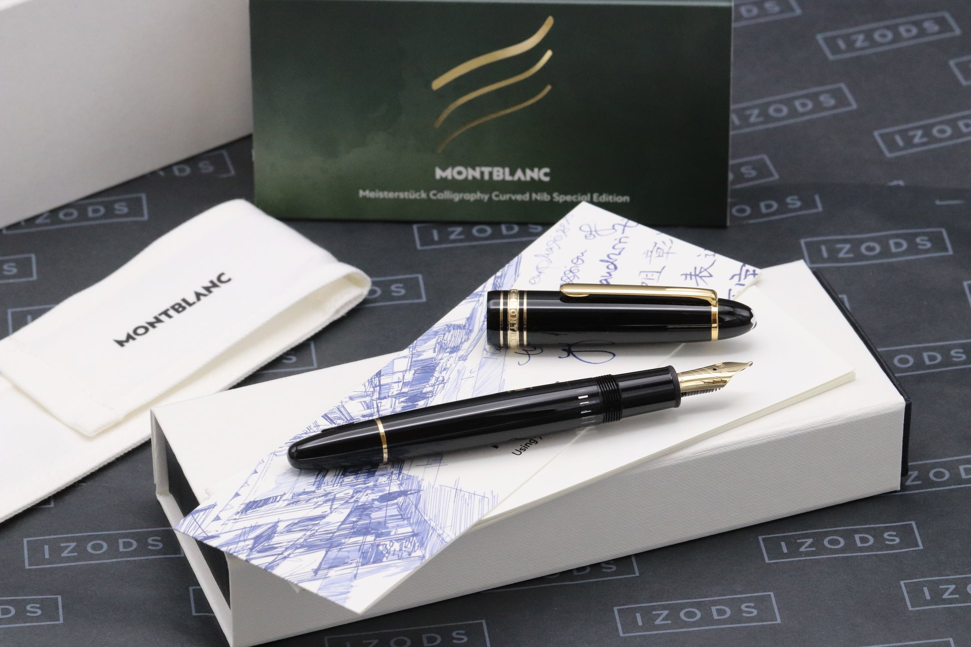 Montblanc Meisterstuck 146 LeGrand Calligraphy Curved Nib Fountain