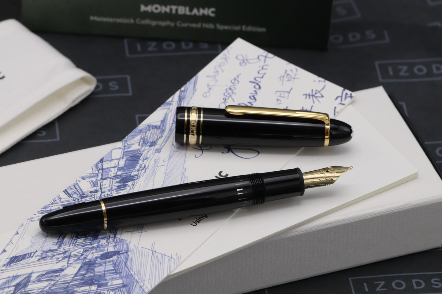 Montblanc Meisterstuck 146 LeGrand Calligraphy Curved Nib Fountain Pen - UNUSED
