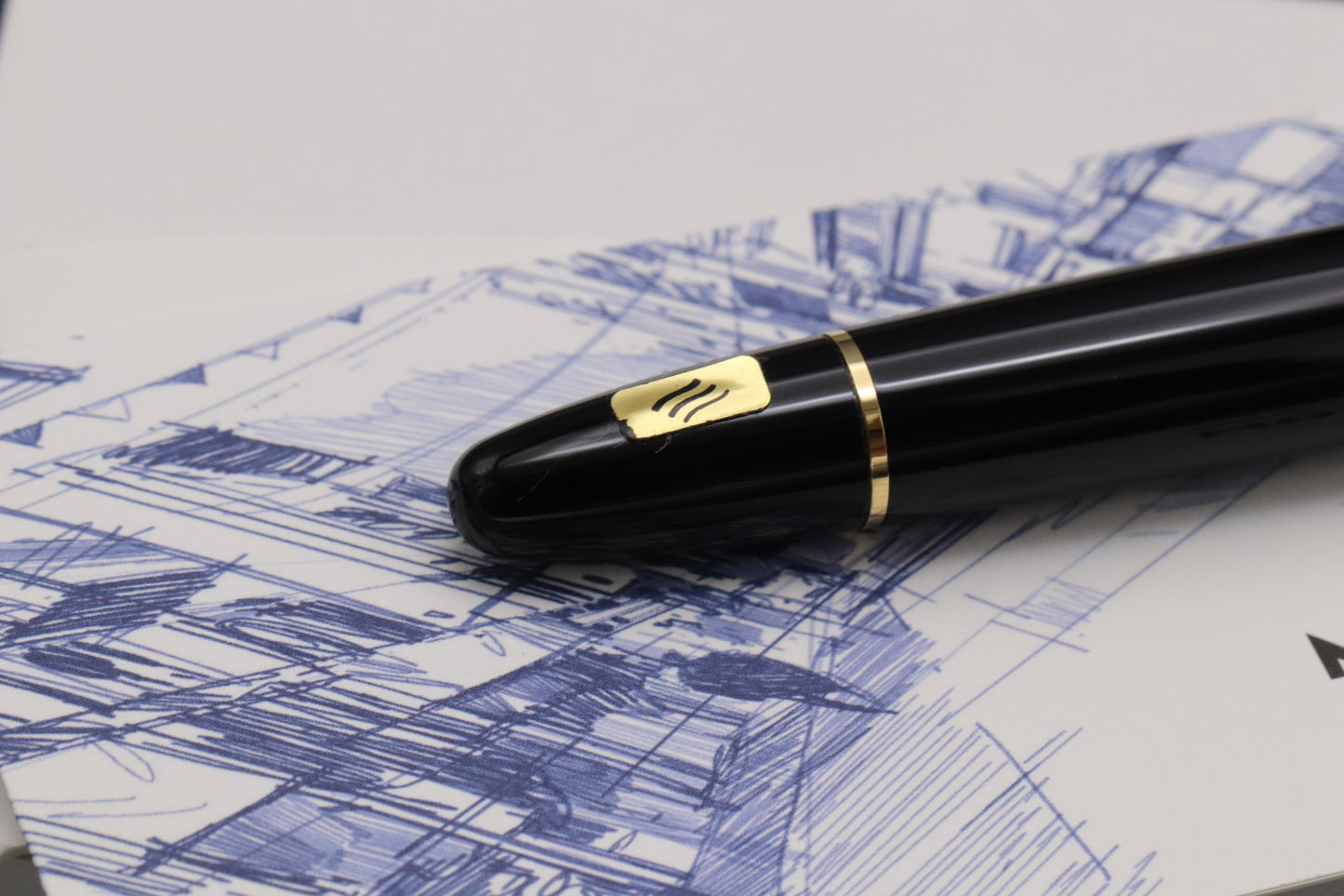 Montblanc Meisterstuck 146 LeGrand Calligraphy Curved Nib Fountain Pen - UNUSED
