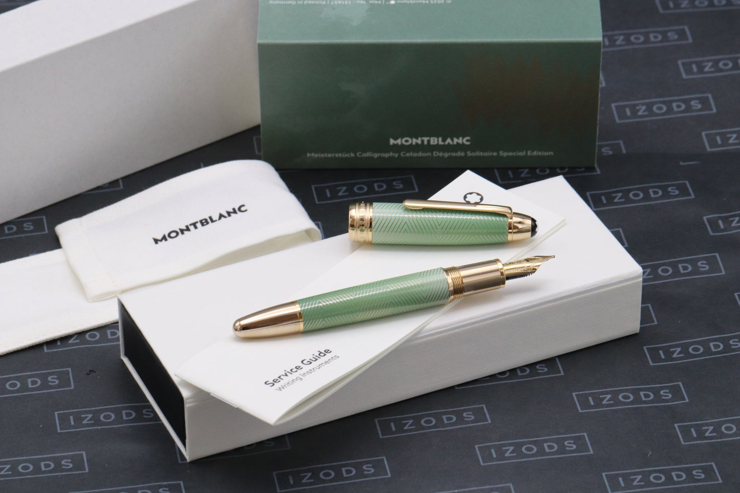 Montblanc LeGrand Celadon Degrade Solitaire Fountain Pen - UNUSED