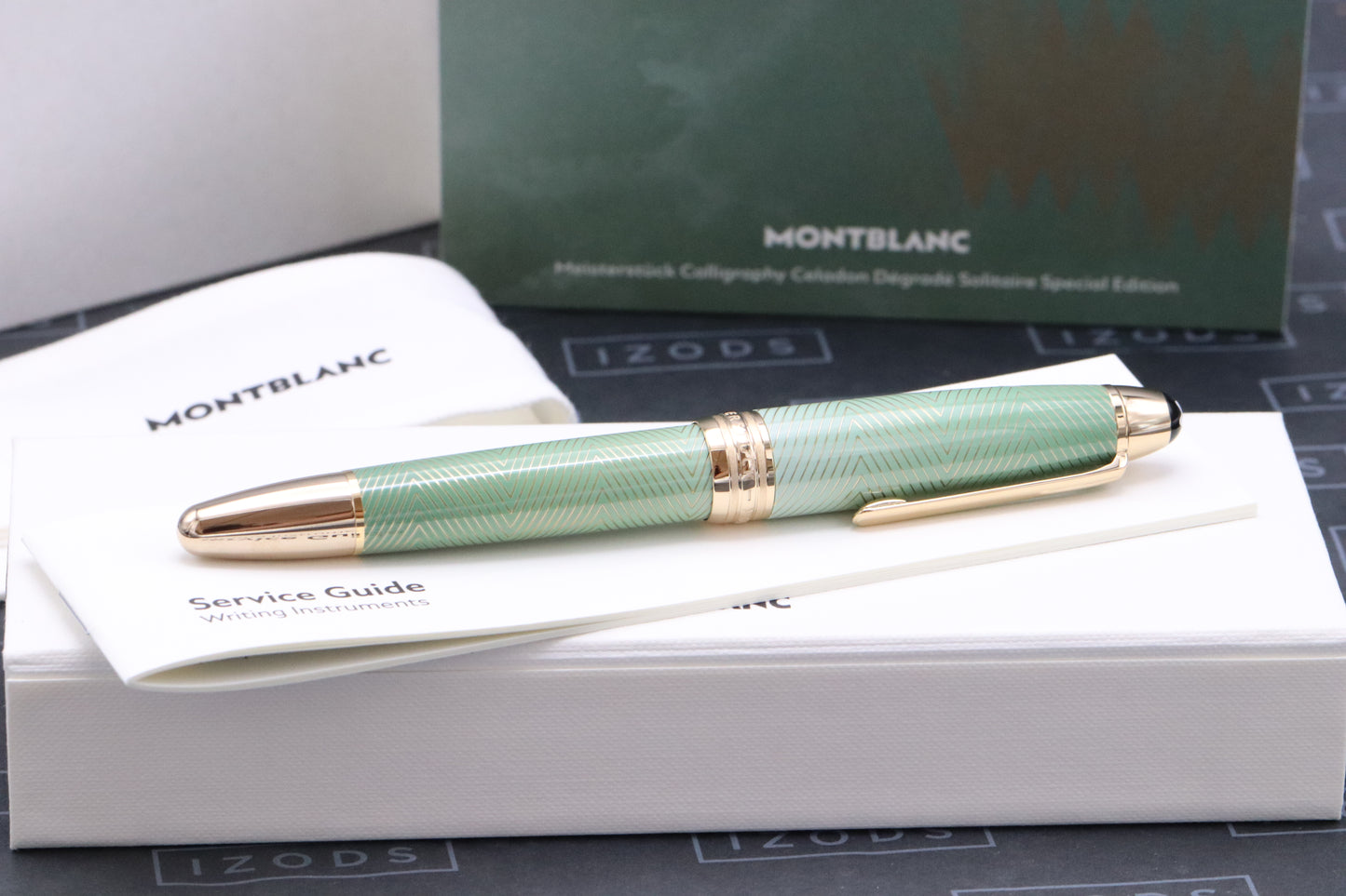 Montblanc LeGrand Celadon Degrade Solitaire Fountain Pen - UNUSED