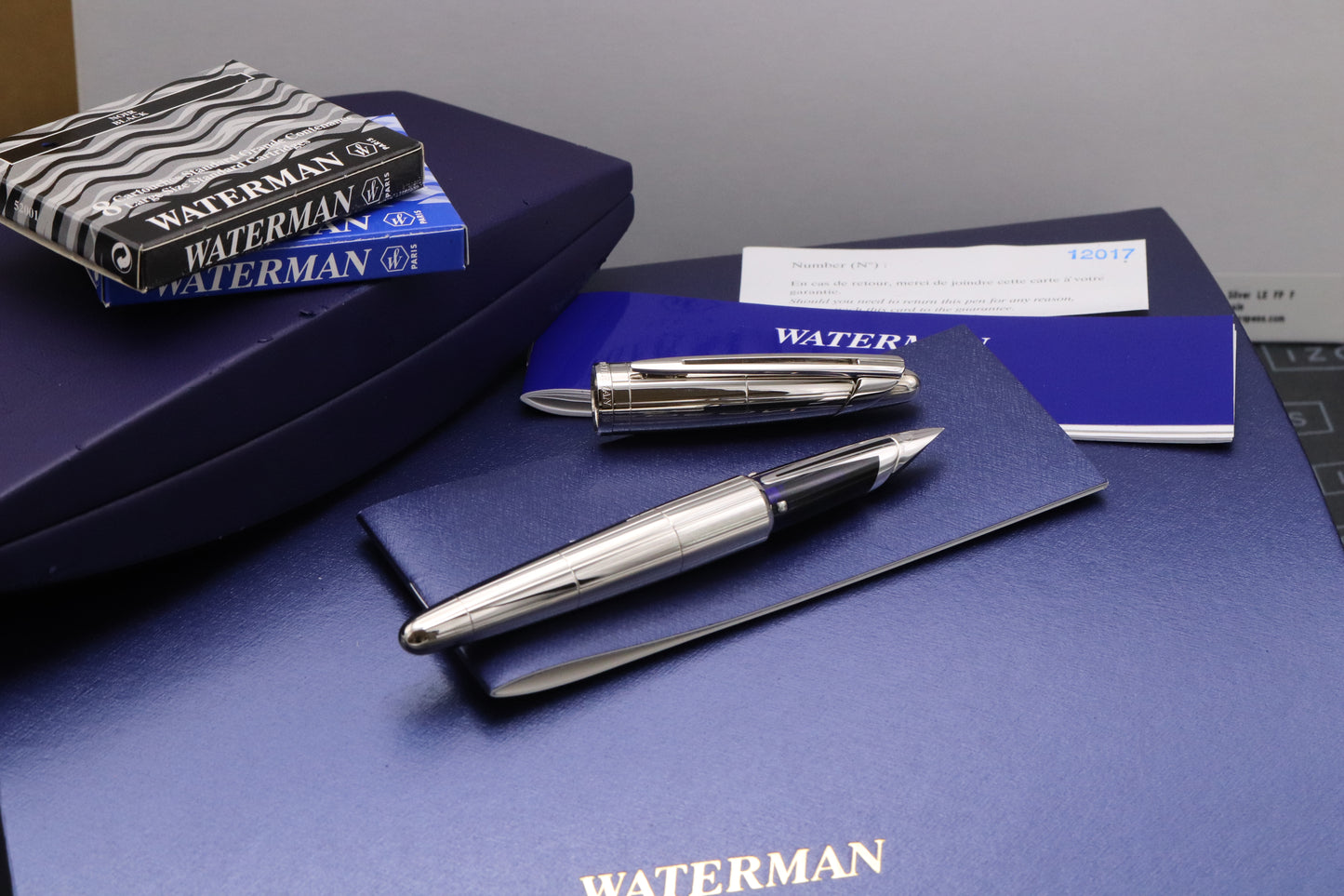 Waterman Edson 120th Anniversary Sterling Silver LE Fountain Pen - DIPPED