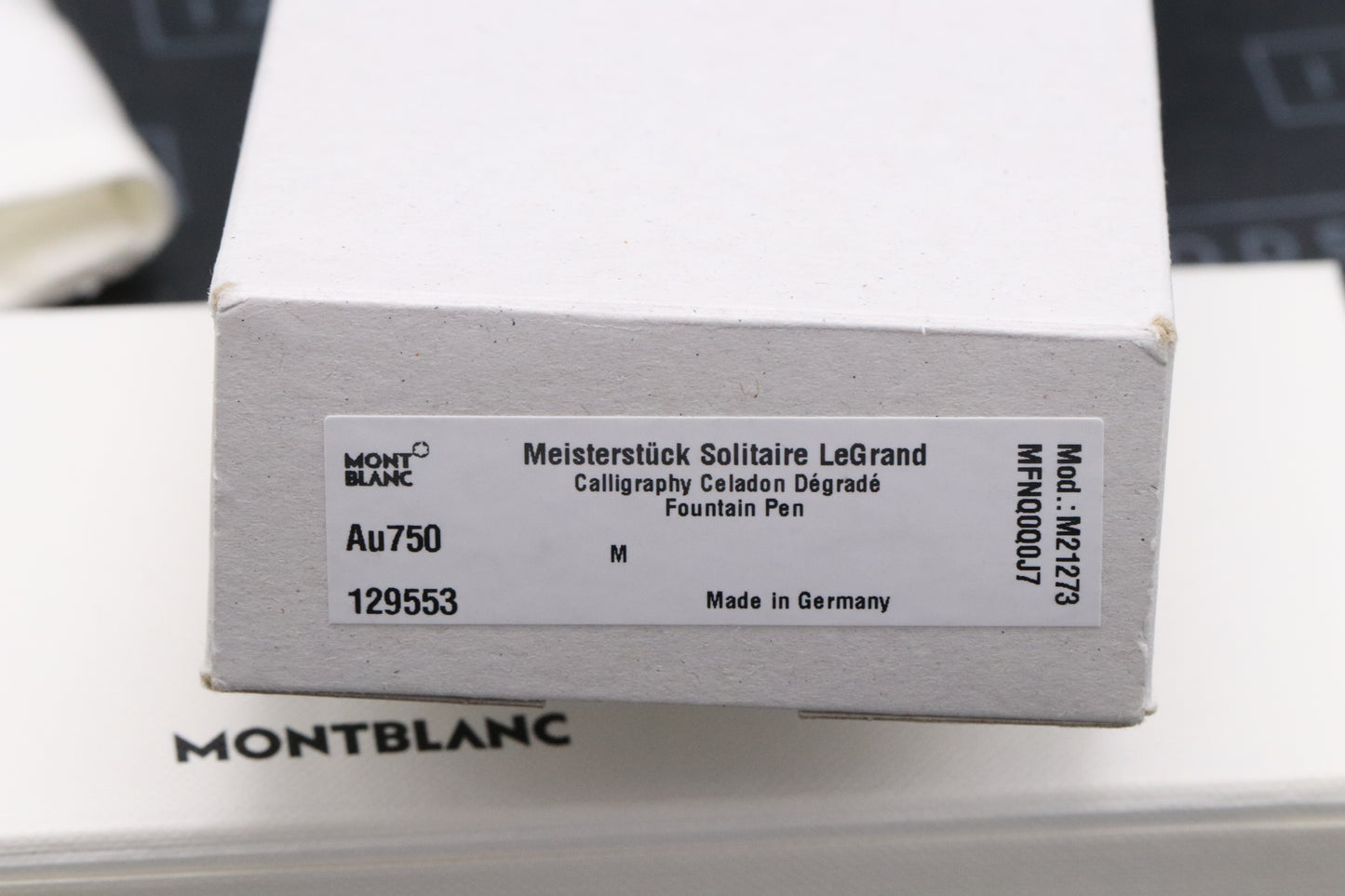 Montblanc LeGrand Celadon Degrade Solitaire Fountain Pen - UNUSED