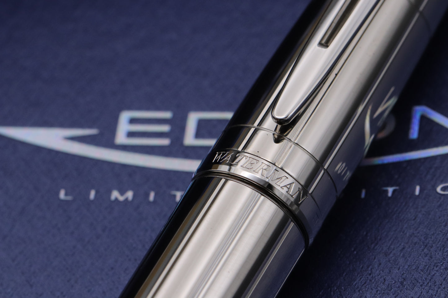 Waterman Edson 120th Anniversary Sterling Silver LE Fountain Pen - DIPPED