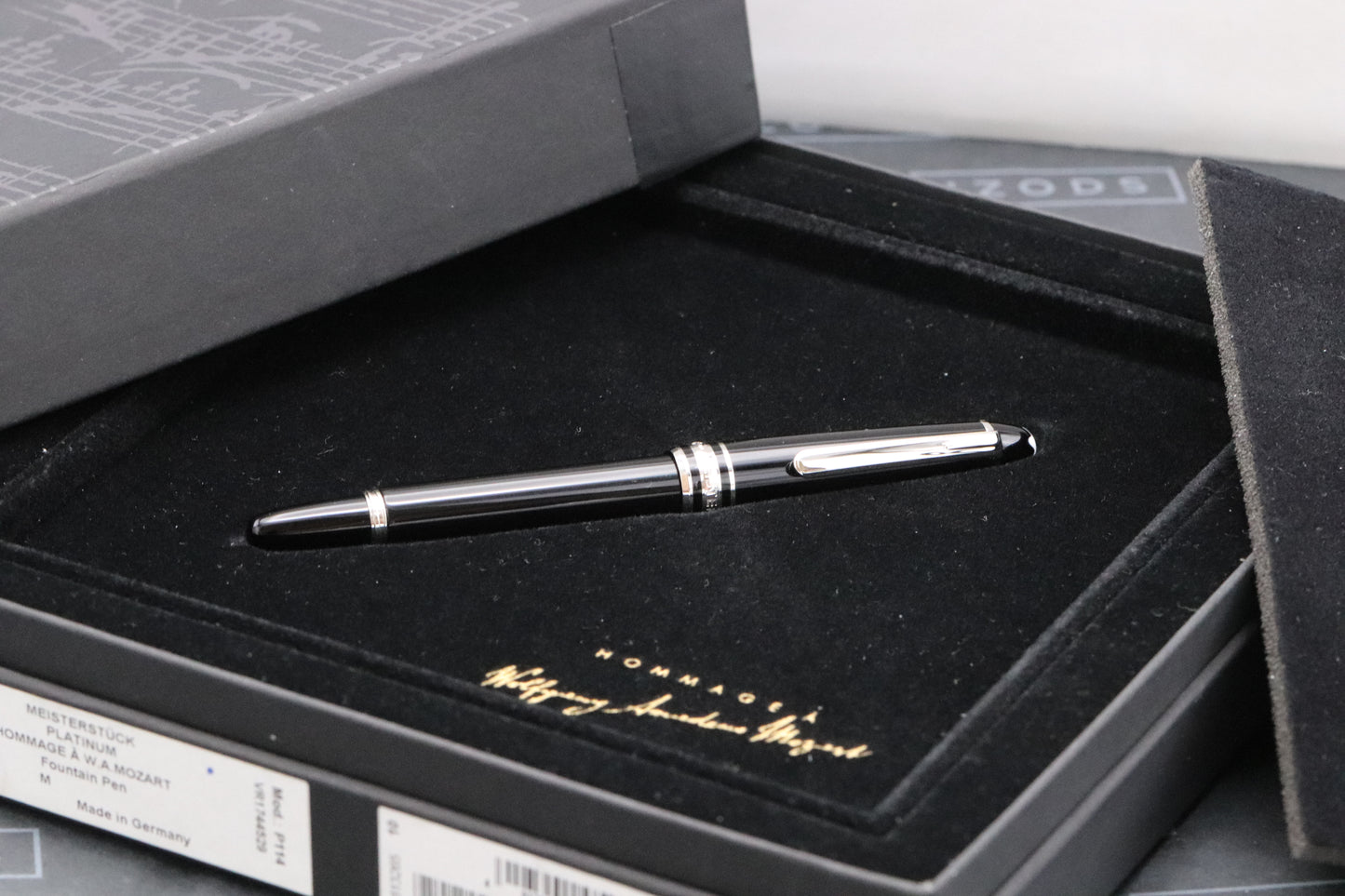 Montblanc Meisterstück 114 Mozart Platinum-Coated Fountain Pen