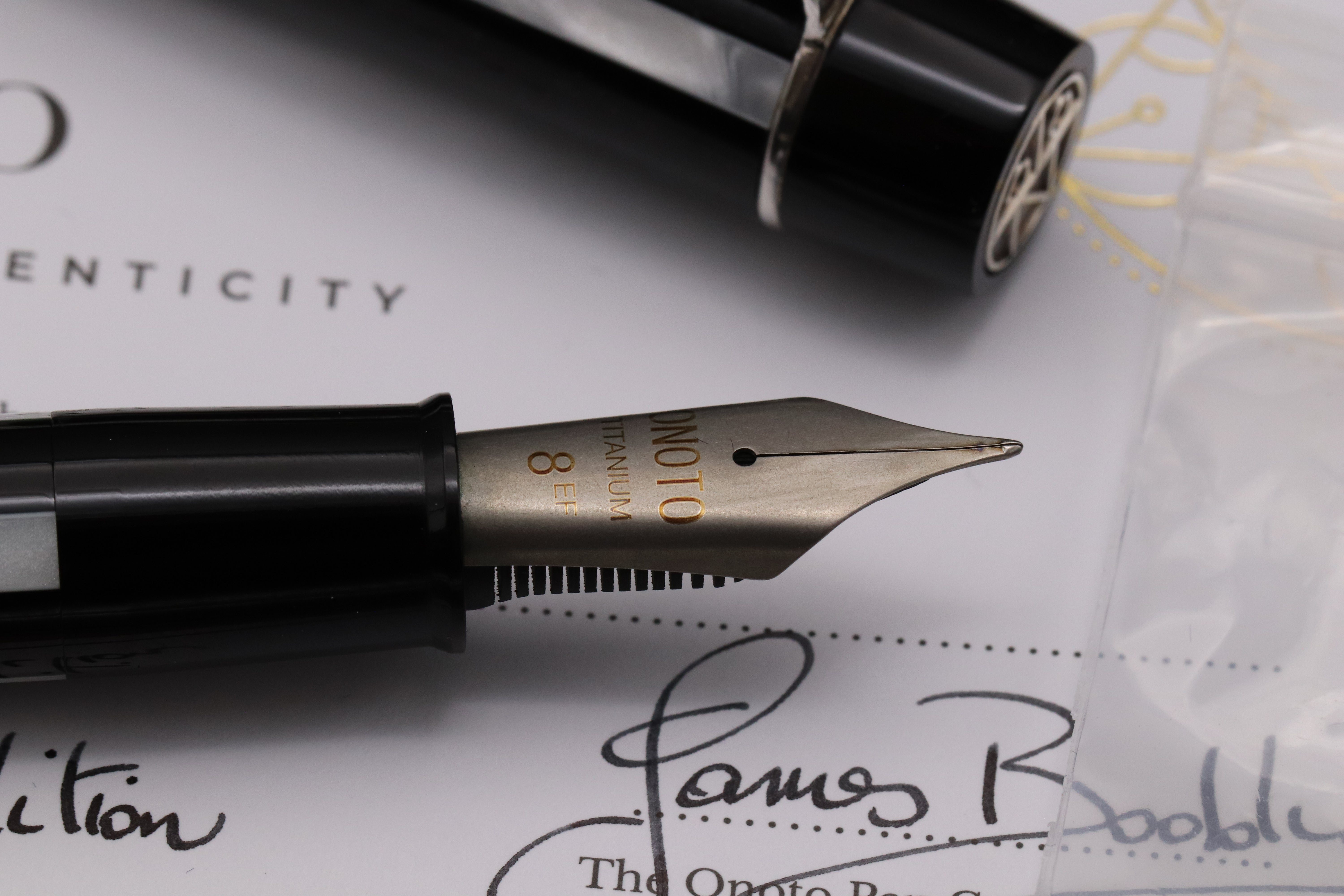 Onoto Hamlet Plunger Filler Fountain Pen with Rollerball Section