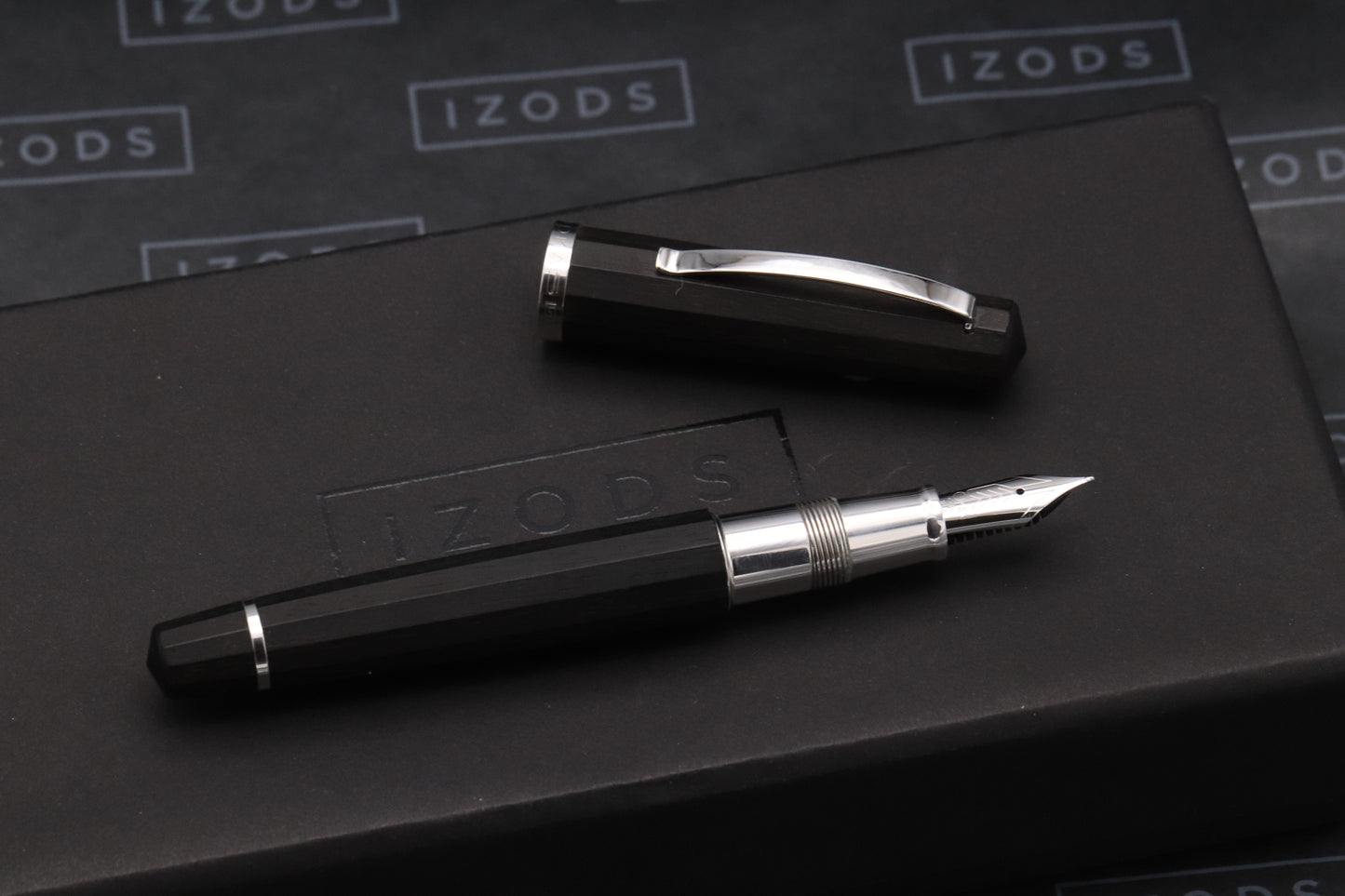 Omas New Style Paragon Ebony Wood Fountain Pen