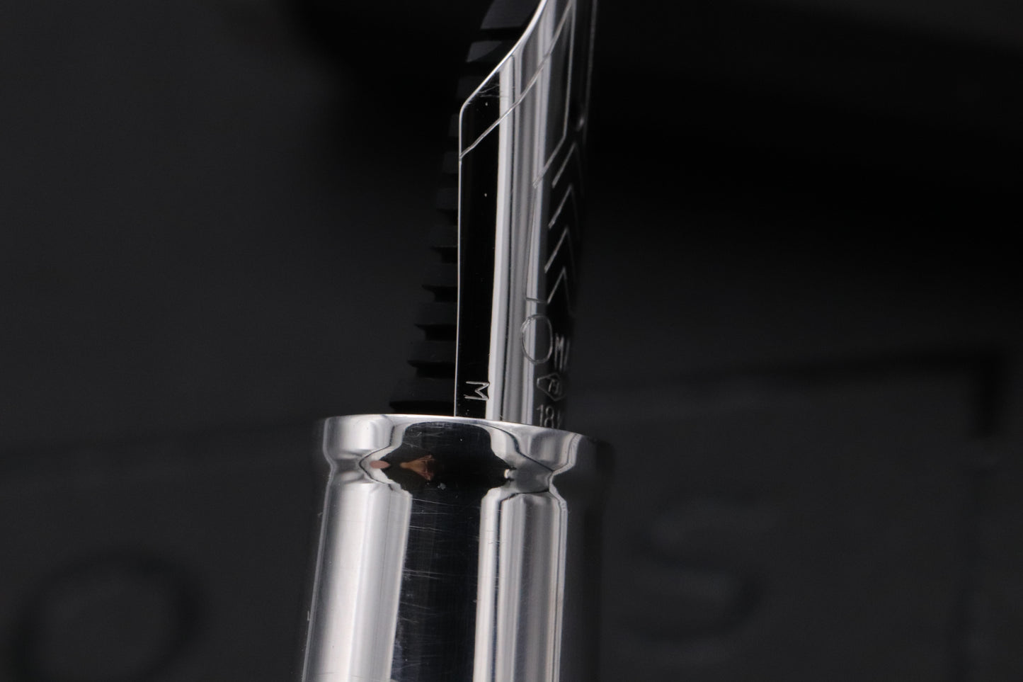 Omas New Style Paragon Ebony Wood Fountain Pen