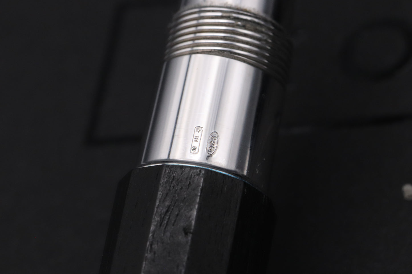 Omas New Style Paragon Ebony Wood Fountain Pen
