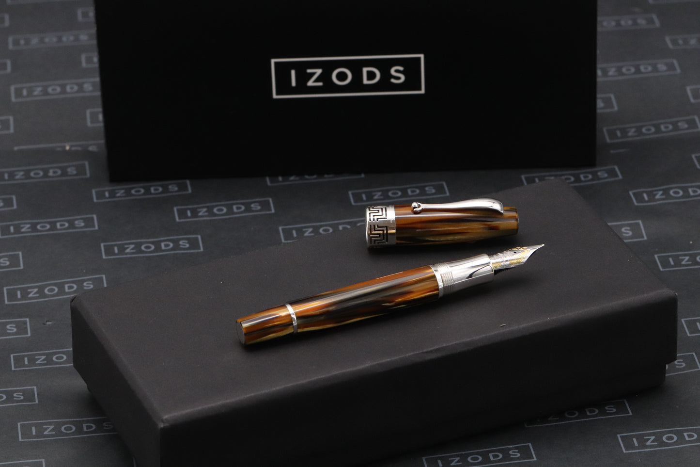 Montegrappa Extra 1930 Turtle Brown Celluloid Fountain Pen - Fully Serviced and Overhauled by Montegrappa 2025