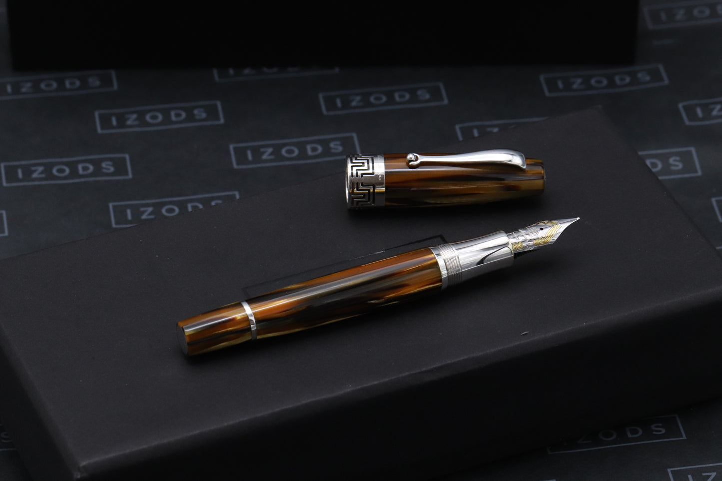Montegrappa Extra 1930 Turtle Brown Celluloid Fountain Pen - Fully Serviced and Overhauled by Montegrappa 2025