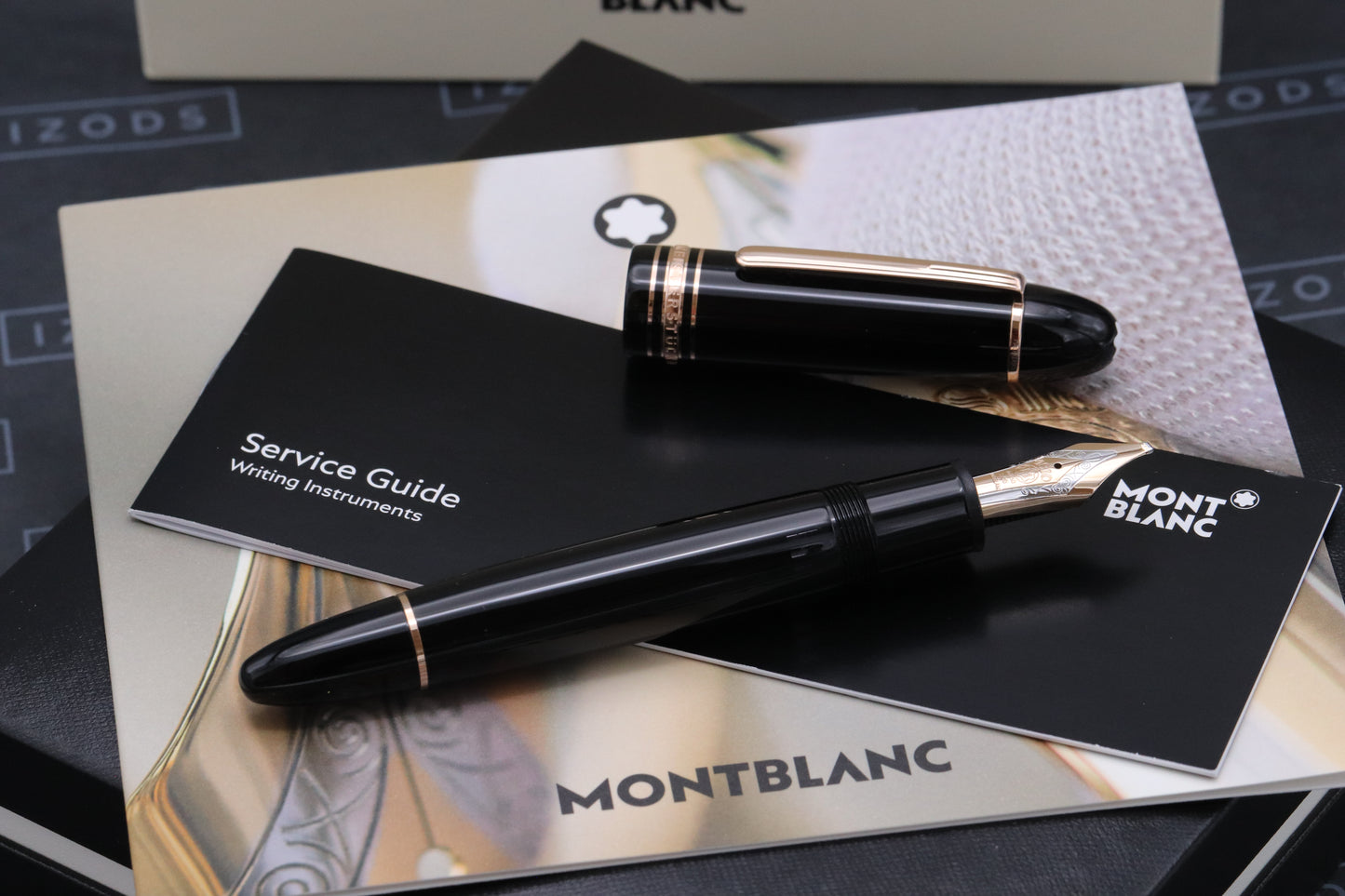 Montblanc Meisterstuck 149 Red Gold-Coated Fountain Pen - Rare O3B Nib