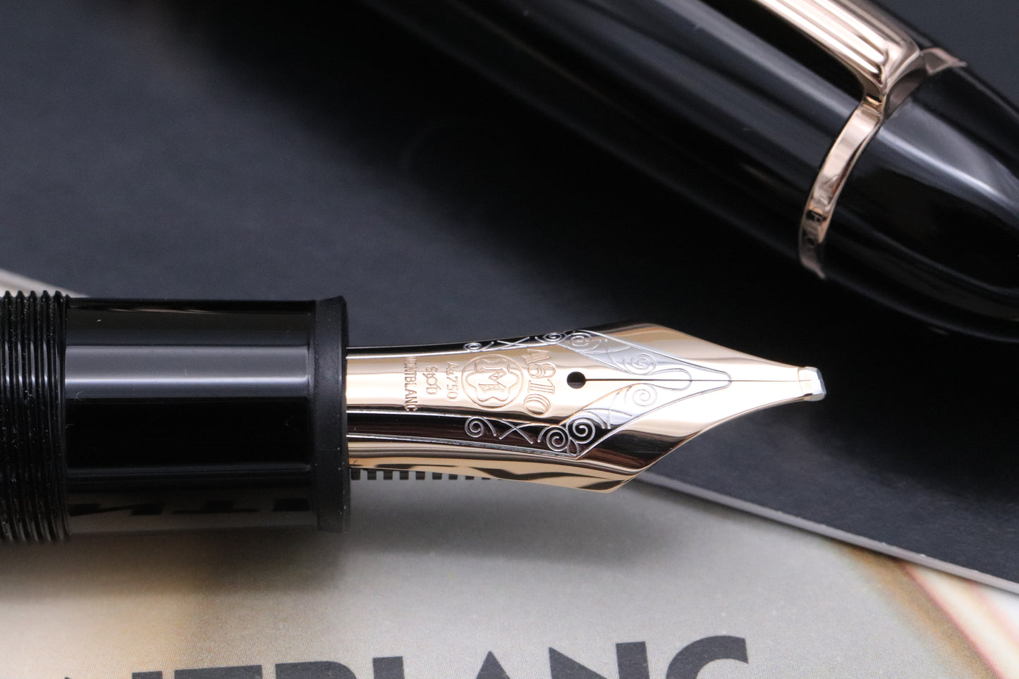 Montblanc Meisterstuck 149 Red Gold-Coated Fountain Pen - Rare O3B Nib