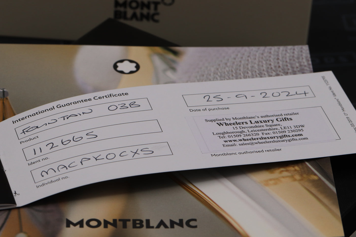Montblanc Meisterstuck 149 Red Gold-Coated Fountain Pen - Rare O3B Nib